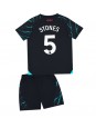 Manchester City John Stones #5 Alternativní dres pro děti 2023-24 Krátký Rukáv (+ trenýrky)